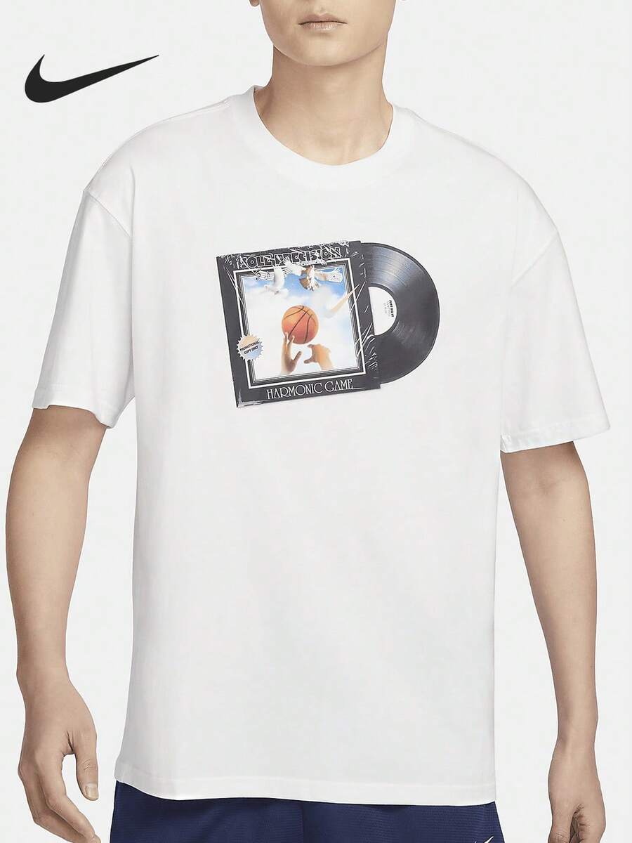 Nike Authentic 2024 Summer New Men's Loose Fit Sports Basketball T-Shirt FQ4915-121 - FQ4915-121 - View 1