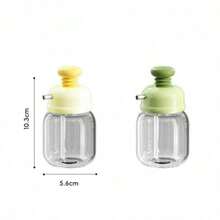 1pc Press-Type Oil Dispenser Bottle, Kitchen Oil Bottle, Multi-Function Oil Bottle, Soy Sauce Bottle, Detachable Seasoning Bottle - Default - View 4