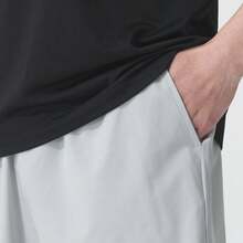 Skechers Men's Ice-Cool Lightweight Wrinkle-Resistant Quick-Dry Loose Fit Bermuda Athletic Shorts - Grey - View 5