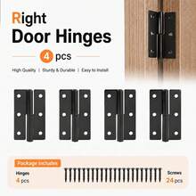 2/4pcs Black Lift Hinge 2.5 Inch (Approx. 6.3cm) Stainless Steel Detachable Small Lift Hinge Right Hand Slide Joint Flag Hinge Lift Up Cabinet Door Hinge - Black - View 8