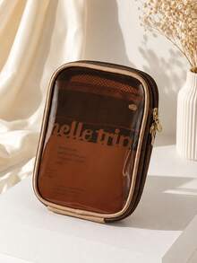 1pc Portable Mini Cosmetic Bag Coin Purse, Warm Small Bag, Essential For Back To School Backpack, Beach Travel Storage Bag, Summer Holiday Makeup Organizer, Mini Bag, Travel Makeup Case, Accessories, Makeup Brush Holder, Home Bathroom Decor Cosmetic Organizer Bathroom Accessories - Multicolor - View 7