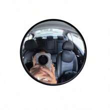 2pcs 360° Rotating Frameless Car Blind Spot Mirrors, Silver Wide Angle Rearview Mirrors, Adjustable Blind Spot Mirrors Suitable For Sedan, Truck, SUV - one-size - View 10