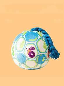 Durable Squeaky Dog Toy Interactive Self-Play Chew Ball Relieve Boredom Release Energy Soft Plush Pet Toy Suitable For Small Dogs Teddy Bichon Easter Father's Day Pet Gift - Multicolor - View 13