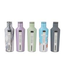New 304 Stainless Steel American Diamond Pattern Small Mouth Cup, Highly Attractive Large Capacity Portable Insulated Water Bottle - Multicolor - View 2