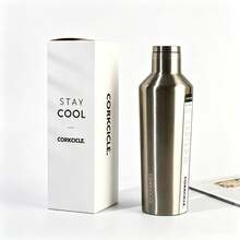 New 304 Stainless Steel American Diamond Pattern Small Mouth Cup, Highly Attractive Large Capacity Portable Insulated Water Bottle - Multicolor - View 6
