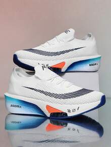 Men's Running Shoes, High-Performance Racing & Testing Shoes, Comfortable Fabric Lining, Non-Slip & Durable Breathable Mesh Sports Shoes, Suitable For Gym Workouts And Outdoor Hiking - Electric Blue - View 9