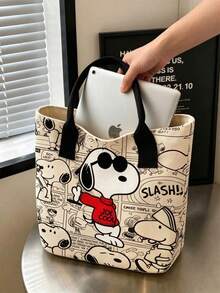 SNOOPY 1件防水化妝包，旅行化妝收納袋，返校/生日/節日禮物 - 彩色 - 查看 7