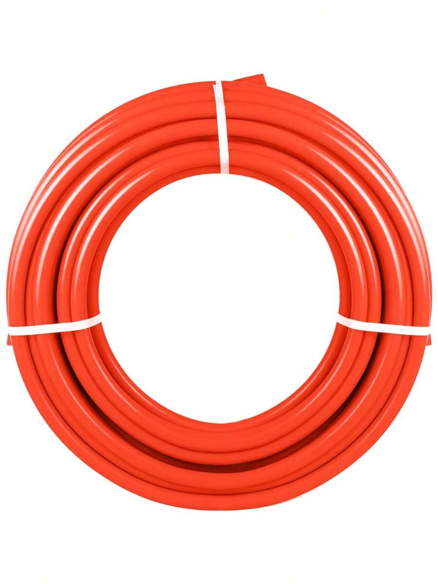 Oxygen Barrier 1 2 Inch 300 Feet Tube Coil EVOH PEX-B Pipe For Residential Commercial Radiant Floor Heating Red - Default - View 1