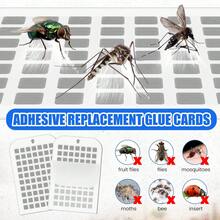 2 Pack Fly Trap Indoor(2 Device + 10 Glue Cards), Mosquito Catcher Indoor Plug-In Flying Insect Trap For Mosquito, Fruit Flies, Moths, Gnats, Flies, Fruit Fly Traps For Indoors (White) - US A Type Plug(110-127V) - View 4