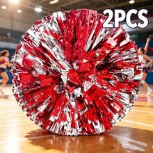 2pcs Football/Basketball Cheerleading Handballs, Four-Finger Grip Series Football Handballs, Suitable For Sports Team Activities, Dance Performances, Square Dance Game Props, Dance And Cheerleading Support Props, Suitable For Outdoor Sports Team Performance Handballs, Football World Cup Support Wristbands - Multicolor - View 12