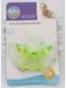 Protector deón de silicona para bebés, chupete divertido, mordedor de silicona ecológico para bebés, protector deón anti-mordeduras para bebés. - verde - Ver 1