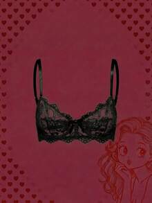 Women's Lace Lingerie Set, Valentine's Day Sexy Lingerie, Sexy Lingerie - Black - View 5