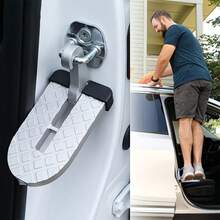 1pc Upgraded Magnesium Alloy Car Door Step Hook, Anti-Slip Roof Climbing Pedal With Window Breaker, 770lbs Load Capacity, Suitable For SUV Truck, Used For Roof Cleaning, Camping And Cargo Loading - Multicolor - View 3