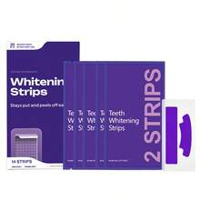 PAP+ Purple Dry Teeth Whitening Strips, Pembersihan Mendalam, Napas Segar, Strip Pemutih Gigi Ungu Portabel untuk di Rumah & Bepergian - Strip pemutih gigi - View 5