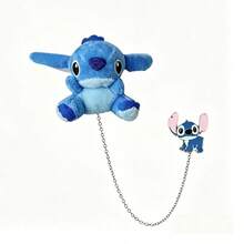 1件裝 Disney 新款可愛毛絨鏈條胸針 Stitch Shelly Lina Bell 卡通毛絨娃娃胸針別針配件 - 多款 - 查看 10