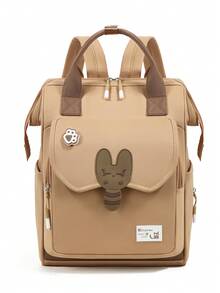 1 Pieza Bolsa Multiusos para Mamá, Bolso de Gran Capacidad y Mochila. Esencial Unisex para Uso Diario, Compras y Viajes. - Marrón - View 4