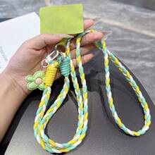 2pcs/1set Colorful Braided Crossbody Phone Lanyard, Detachable & Adjustable Halter, With Phone Connector, Portable Anti-Loss Hands-Free Phone Shoulder Strap, Women's Girls Commute Travel Phone Accessory Gift, Halloween, Christmas - Multicolor - View 23