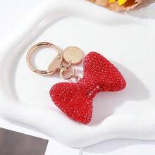 1 pieza Llavero con lazo de Disney nuevo con strass, lindo llavero para niñas, adorno para coche y bolso, regalo de fiesta con strass - Varios estilos - Ver 11