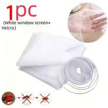 Self-Adhesive Window Screen - Window Mesh Curtain, Mosquito & Insect Barrier, Suitable For Windows, Kitchen Doors, Home Use, Easy Installation & Removable, Breathable, Dust-Proof Window Mesh, Customizable - A - View 21
