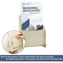 3 Sets Wooden Display Stands, Wooden Display Racks, Home Decor Display Stands, Home Storage - A - View 3