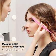 Multi-Color Eyebrow And Facial Hair Trimming Tools - 9pcs Set, Random Colors. Designed For Women To Create Perfect Eyebrows, Remove Skin Oil And Facial Hair. Unisex. - A - View 5
