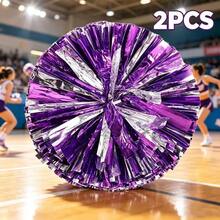 2pcs Football/Basketball Cheerleading Handballs, Four-Finger Grip Series Football Handballs, Suitable For Sports Team Activities, Dance Performances, Square Dance Game Props, Dance And Cheerleading Support Props, Suitable For Outdoor Sports Team Performance Handballs, Football World Cup Support Wristbands - Multicolor - View 21