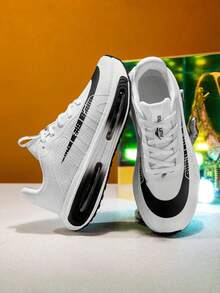 Zapatillas de correr para hombre, suela antideslizante y resistente al desgaste, prueba física del campus, carreras diarias, entrenamiento al aire libre, versátiles y a la moda, adecuadas para todas las estaciones - Panda - Ver 5