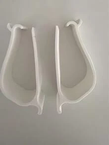 Set Of1/ 2 Toilet Seat Retainers. Ideal For Loose Or Unstable Toilet Seats That Have Shifted Out Of Place, These Retainers Make It Easy To Realign The Seat And Prevent It From Moving, Making Them A Handy Helper In The Bathroom - Multicolor - View 5