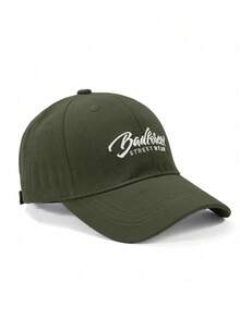 Un gorro de béisbol de bordado con letras personalizadas y estilo vintage, adecuado para deportes y ocio al aire libre - A - Ver 11