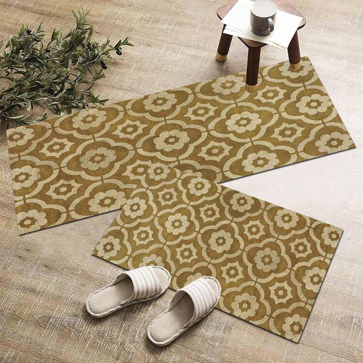 1pc Vintage Bohemian Style Printed Pattern Long Runner Rug, Home Floor Mat, Door Entrance Mat, Indoor Entryway Mat, Bedroom Bedside Mat, Kitchen Mat, Kitchen Runner, Suitable For Living Room, Laundry Room, Bathroom - Multicolor - View 5