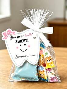 Custom Tooth Fairy Banner Labels, Cute Japanese Style Party Decor, Personalized Name & Photo Hanging Bunting Gift, Custom First Tooth Celebration Sign, Customizable - Style B - View 4