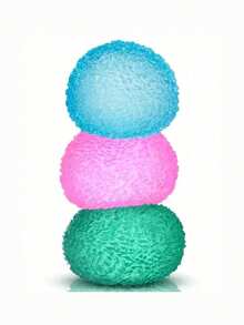 1.6 Inch Textured Mini Ball: 1pc/2pcs Set, High Density Solid Soft Item, Quiet Type, Suitable For Classroom Environment, Filled With Malt, Suitable As Office Relaxation Tool, Easter Party Gift, And Travel Relaxation Accessory - A - View 6