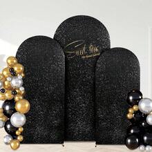 5ft/6ft/6.6ft/7.2ft Round CHIARA Sequin Backdrop Curtain, Wedding Birthday Party Photography Decoration (Arch Frame Not Included) - View 7