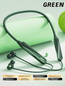 Acer OHR561 Neckband In-Ear Wireless Bluetooth Earphones, Hall Magnetic Switch, Hi-Fi Stereo Sound, Built-In Microphone, Long Battery Life, Flexible Memory Neckband, Anti-Drop For Sports, Compatible With IOS/Android - View 16