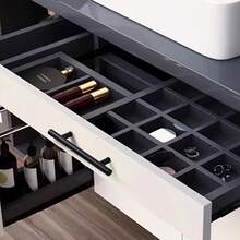 10pcs Matte Black T-Shaped Pulls, Powder Coated Stainless Steel Drawer Handles, Includes Installation Hardware, Suitable For Cabinets And Drawers, Multi-Functional Home Renovation Accessories - Multicolor - View 4