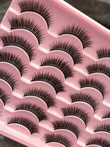 14 Pairs FH03 Natural Curly Messy Long-Lasting False Eyelashes Extension Lash Strips - 查看 5