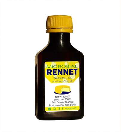 Rennet Ideal Microbial Liquid Coagulant 30ml | Add 2ml Per 1 Gallon Of Milk