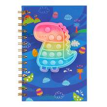 1 Beautifully Bound Student Notebook, 80 Pages, Unicorn Pattern, With Illustrations, Can Be Used As A Stress Relief Journal Or Ba, First Day Of School - Multicolor - View 6