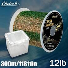 خيط صيد Chelesh Bionic منقط 500م/546ياردة، خيط صيد نايلون غير مرئي 300م/328ياردة 0.14مم-0.45مم منخفض التمدد، قطع سريع للماء، خيط صيد الكارب - متعدد الألوان - مشاهدة 25