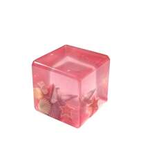1pc Pressure Cube Ice Ball, Colorful Ocean Shell Squeeze Toy, Soft Slow Rebound Stress Relief Sensory Fidget Toy, Suitable For Children, Teenagers And Adults, Relieve Anxiety, Classroom Prize - Multicolor - View 16