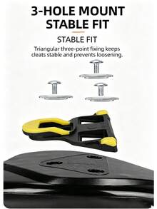 Outdoor Cycling Gear - Mountain Bike Shoe Cleats Compatible With SPD System Road Bike Shoe Cleats Accessories - Multicolor - View 9
