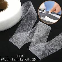 Double-Sided Adhesive Fabric Lining, Non-Woven Fabric Binding Tape, Suitable For Clothing Accessories, Curtains, Pants Hemming And Handicrafts, Easy To Use, No Sewing Or Ironing Required, Iron-On Patch For Clothing Repair - Multiple Styles - View 6