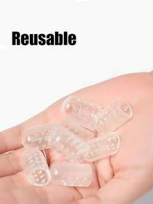 50pcs, Toe Protection Covers - Breathable Unisex Design. Featuring Fine Breathable Holes And Soft Silicone Material, Providing Anti-Slip Support. Effectively Relieves Pressure Pain From Tight Athletic Shoes, Prevents Blisters From High Heels, And Avoids Friction-Related Injuries During Exercise. This Practical Home Protection Set Requires No Complicated Installation, Is Easy To Clean, And Reusable - Multicolor - View 4