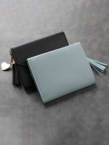 Multifunctional Multi-Slot Short Wallet For Women, Mini Portable Handbag, Student Daily Coin & Card Holder 2-In-1 - Multicolor - View 5