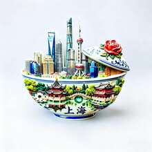 1個中國紅麻將3D磁性冰箱貼，適合旅行紀念品，彩色設計適合家居裝飾，適合聖誕節、生日禮物 - 1PC - 查看 10