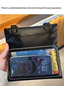 Fully Sealed Waterproof Crossbody Bag, Beach Diving Floating Universal Phone Storage Pouch, Transparent Touchscreen Waterproof Waist Bag - Multicolor - View 9