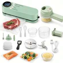 3-In-1 Digital Temp Bag Resealer, USB Rechargeable Mini Vacuum Sealer Gadget For Daily Snacks, Chips & Kitchen Storage,Chip Bag Sealer,Food Saver Machine,Coffee Storage,Kitchen Gadgets 2026,Kitchen Essentials,Coffee Bar Essentials,Dorm Room Stuff - Multicolor - View 15