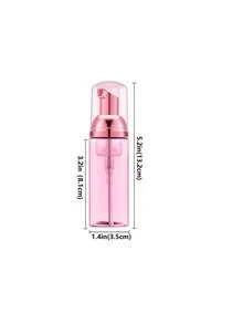 1/3/8/12pcs 60ml/2oz Small Mousse Foam Soap Dispenser, Transparent Plastic Soap Dispenser, Mini Empty Refillable Pump Container, Suitable For Face Wash, Eyelash Wash, Hair Wash, Skincare (Pink), Perfume Refillable Bottle, Travel Bottles - View 8