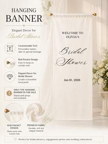 Custom Wedding Welcome Sign, Wedding Fabric Welcome Banner, Modern Wedding Welcome Banner, Fabric Sign Custom Wedding Banner, Bohemian Wedding, Bridal Shower Sign Personalized Name Custom Wedding Sign, Custom Minimalist Welcome Sign, Fabric Welcome Sign, Wedding Decor, Custom Fabric Wedding Sign, Personalized Party Decor, Minimalist Sign, Fabric Sign, Wedding Welcome Sign - Multicolor - View 4