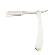 1PC Men Straight Razor Barber Shaving Knife Stainless Steel Shavette Beard Grooming Tool Professional Salon Wet Shave Replaceable Blade - Multiple Styles - View 6